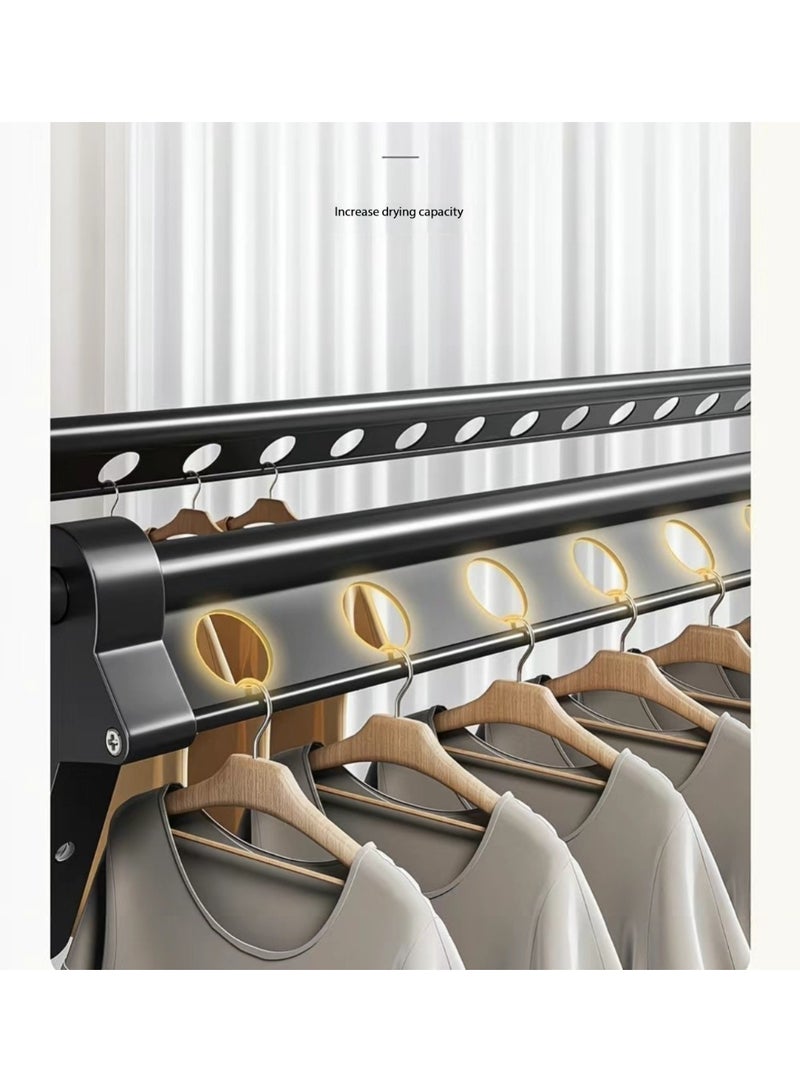 مجفف ملابس قابل للتعديل لتجفيف الملابس وغسل الملابس قابل للطي - Image 5