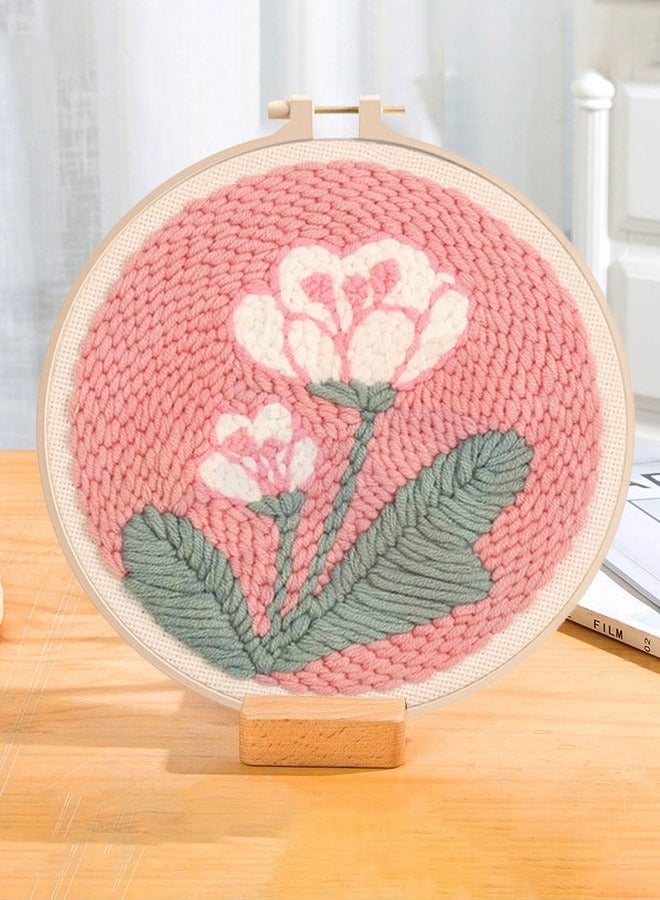 JOGAMS Punch Needle Embroidery Kit for Beginner, Embroidery Starter Kit with Punch Needle Set, Yarns - Image 1