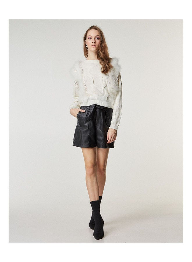 BSB SWEATER WITH FEATHERS AND CUTWORK  - Image 2