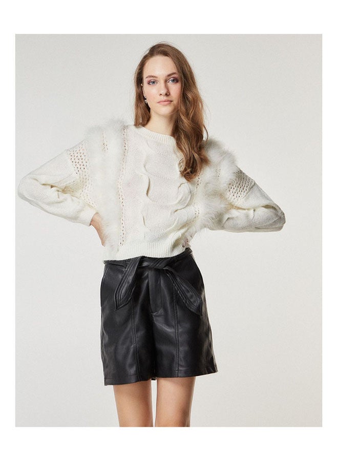 BSB SWEATER WITH FEATHERS AND CUTWORK  - Image 1