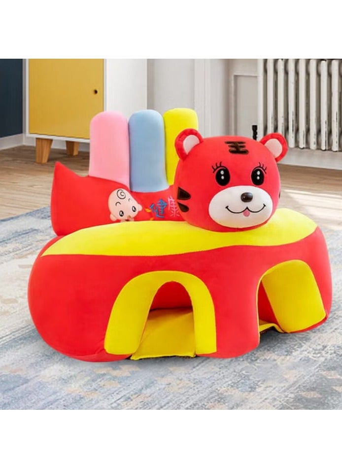 Generic Faux fur sitting support chair for babies  - Image 1