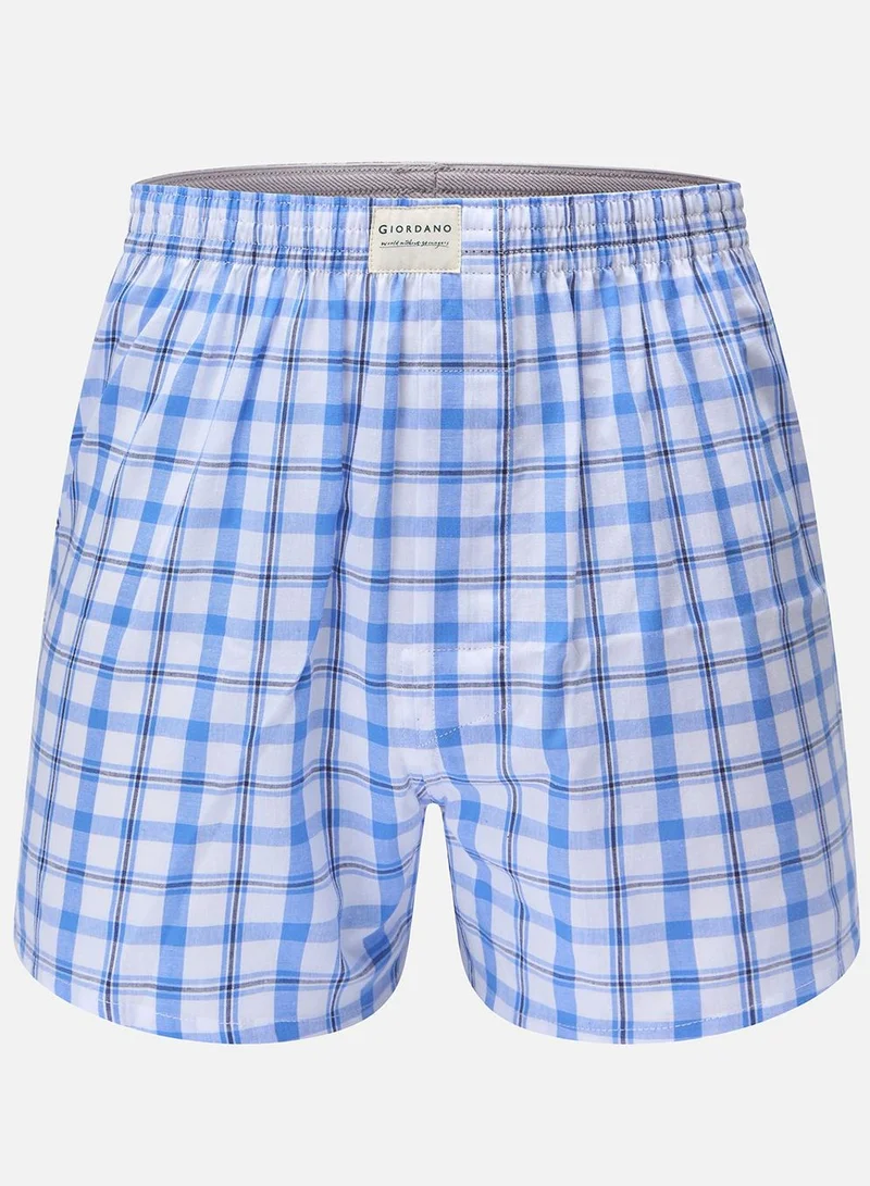 Giordano Men’s Regular Fit Cotton Poplin Boxers 3‑Pack