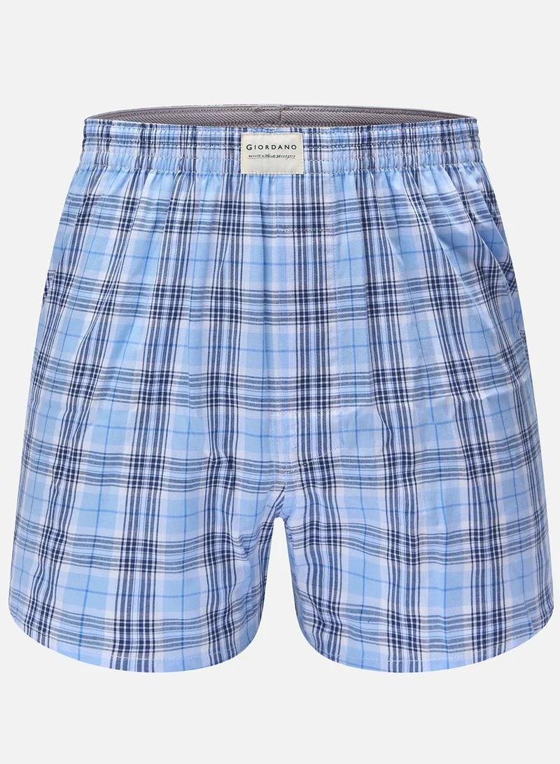 Giordano  Men’s Regular Fit Cotton Poplin Boxers 3‑Pack for Men | Best Price UAE