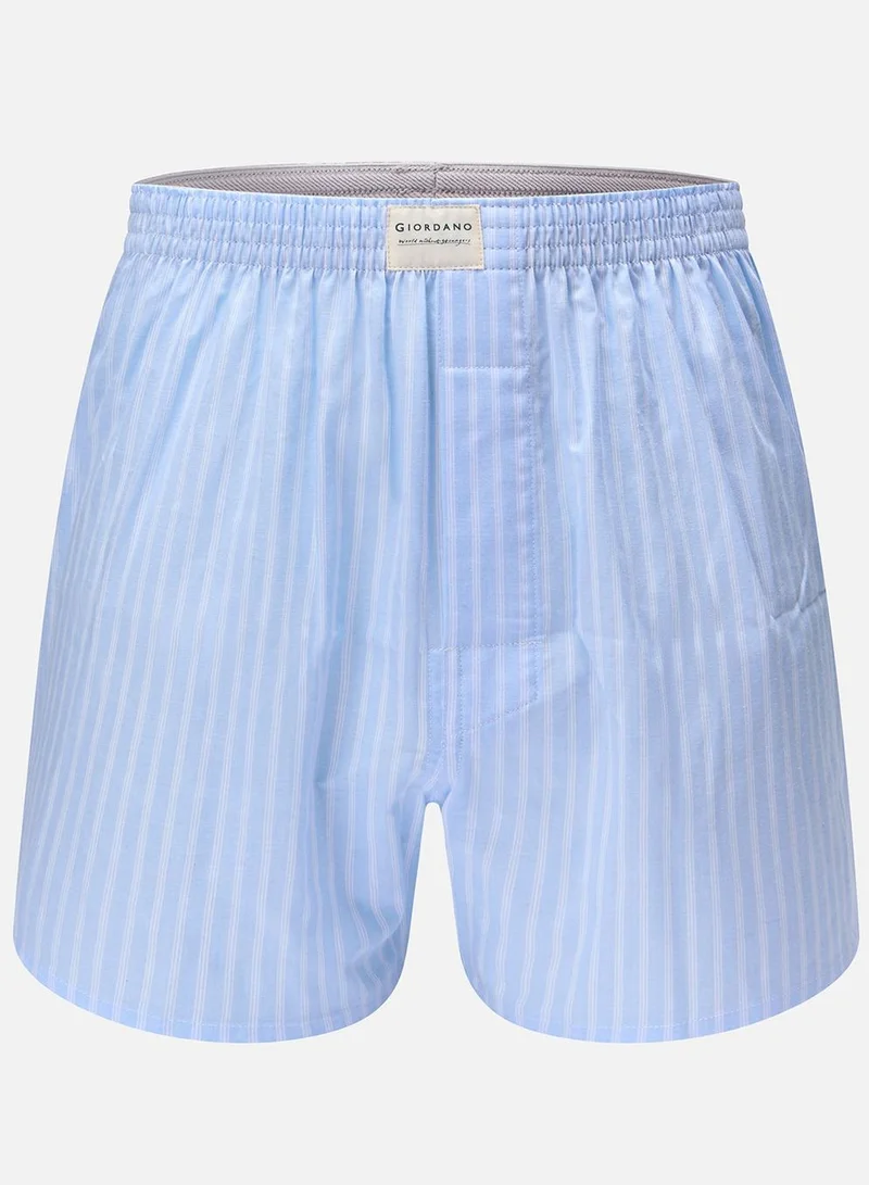 Giordano  Men’s Regular Fit Cotton Poplin Boxers 3‑Pack for Men | Best Price UAE