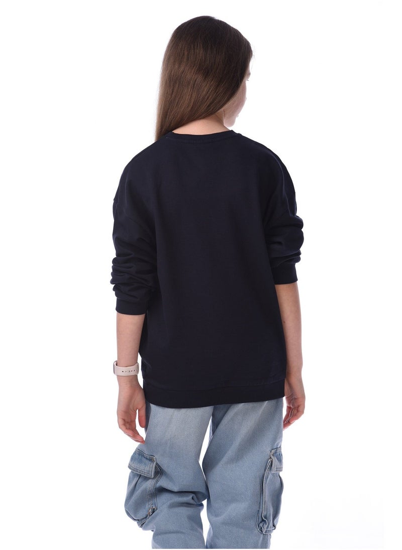 victor and jane Girls Sweat-top - Graphic Printed - Image 5