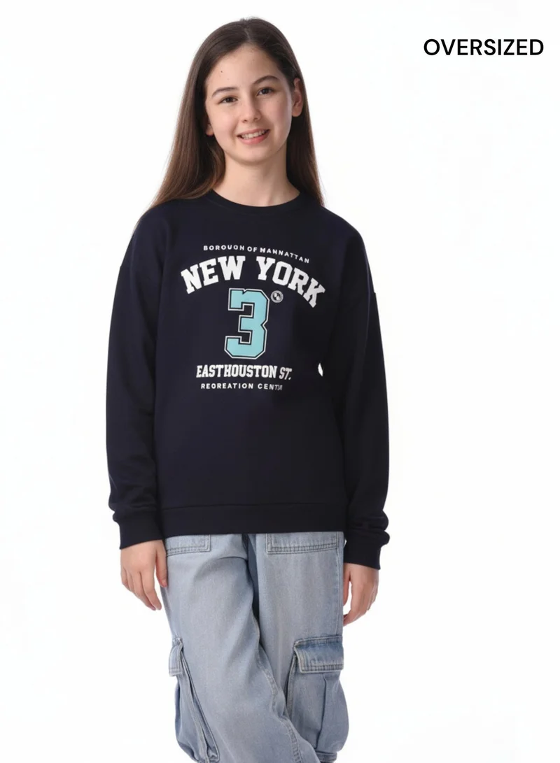 victor and jane Girls Sweat-top - Graphic Printed