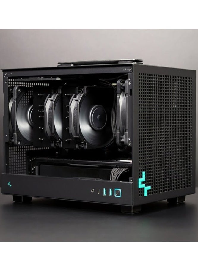 Intel - PORTABLE MINI BUDGET GAMING WORKSTATION ITX DESKTOP PC: Corei7 PROCESSOR | RX 580 8GB | 16GB RAM | 1TB NVME | Windows 11 | WIFI BT READY - Image 1
