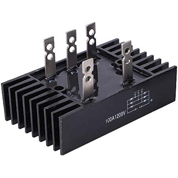 aqxreight 100A 1200V Three Phase Alternator Diode Bridge Rectifier Module SQL100A - Image 1