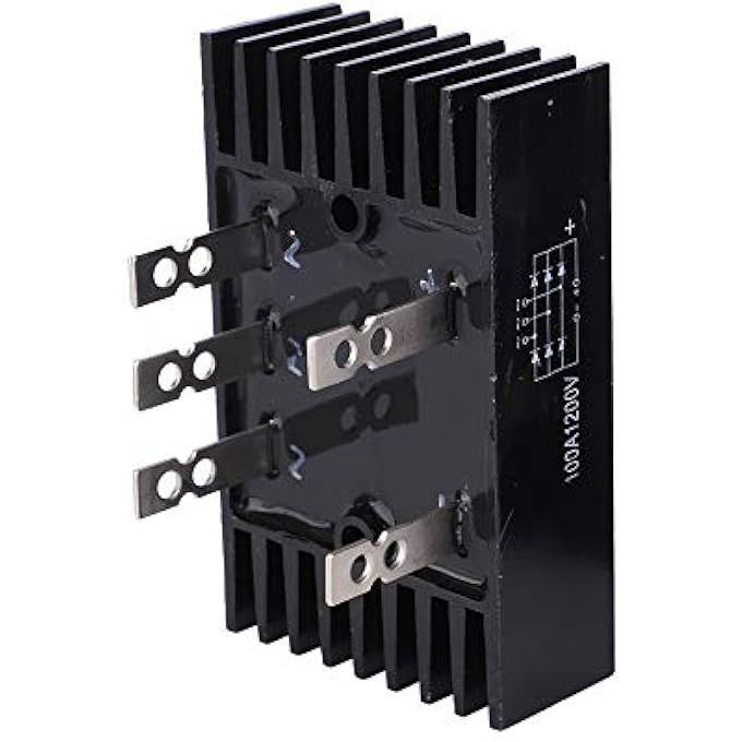aqxreight 100A 1200V Three Phase Alternator Diode Bridge Rectifier Module SQL100A - Image 2