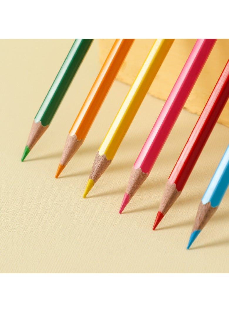 Deli EC144-24 iSelect 24-Color Colored Pencil Set with Free Sharpener – ideal for coloring, sketching, and creative art projects - Image 4