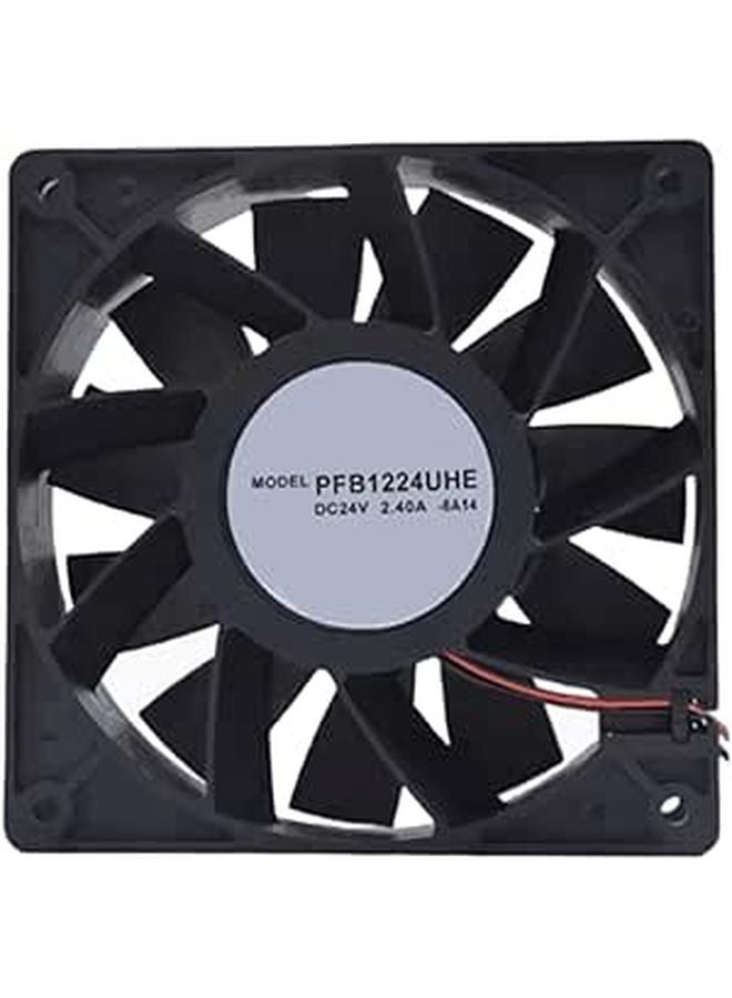 PFB1224UHE 12CM 12038 120x120x38mm DC 24V 2.40A مروحة عاكس ذات خطين ذات حجم رياح عالي - Image 1