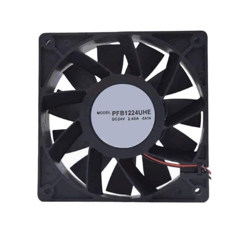 PFB1224UHE 12CM 12038 120x120x38mm DC 24V 2.40A مروحة عاكس ذات خطين ذات حجم رياح عالي - Image 2