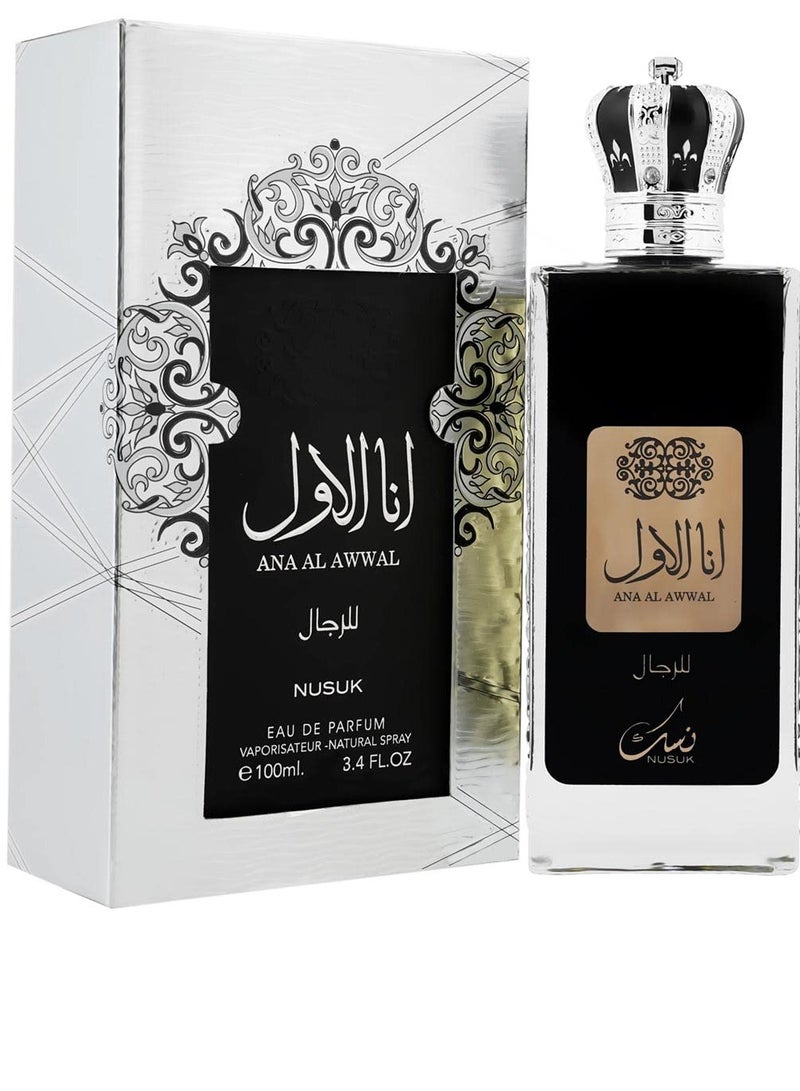 Nusuk Ana Al Awwal Eau De Parfum Spray, 3.4oz/100ml (Men) - Image 1