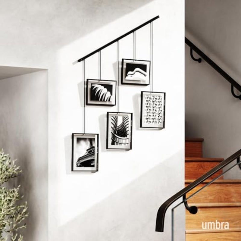 Exhibit Multi Picture Frame Photo Display, Black - Image 2