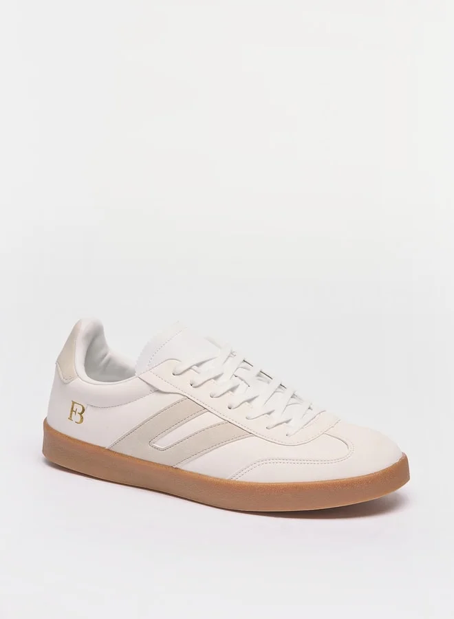 Flora Bella By Shoexpress Panelled Low Ankle Lace-Up Sneakers