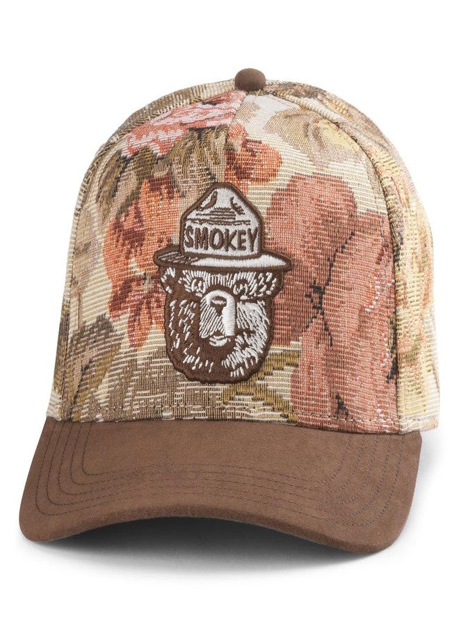 AMERICAN NEEDLE Unisex Smokey Bear Archibald Adjustable Snapback Baseball Hat (25005A-SBEAR-SFBN) - Image 1