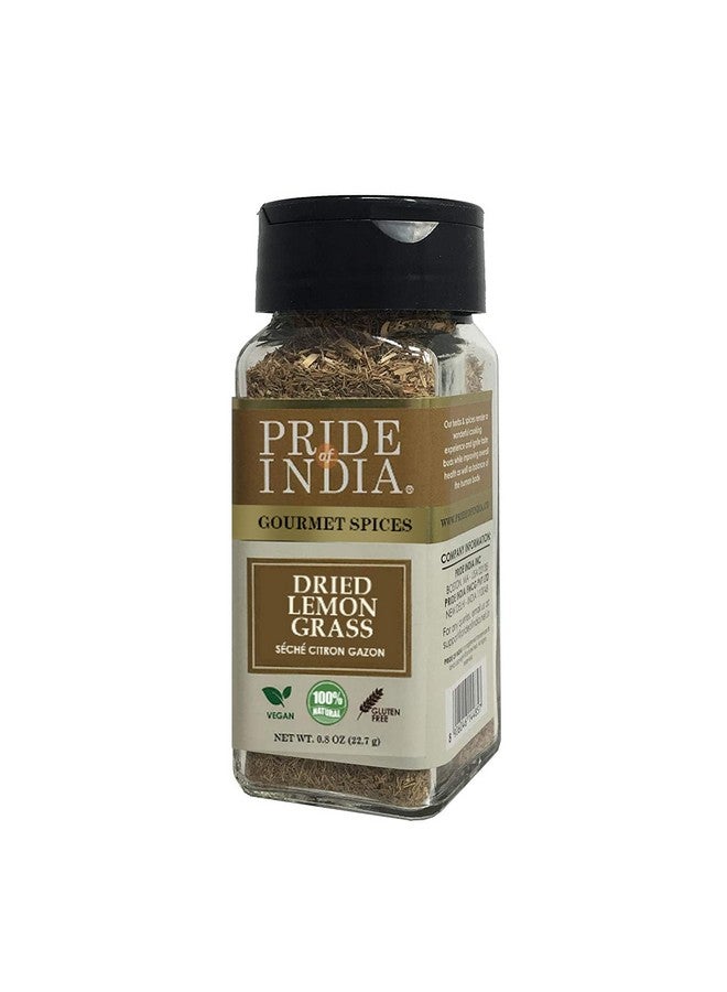 Pride Of India Pride of India - Lemongrass Fine Cut & Sifted - Ideal for Cooking & Drinks - Perfect seasoning for Soups/Salads/Marinades - Gourmet Condiment/Pure & Fresh - Easy to Use -0.8 Small Dual Sifter Bottle  - Image 3