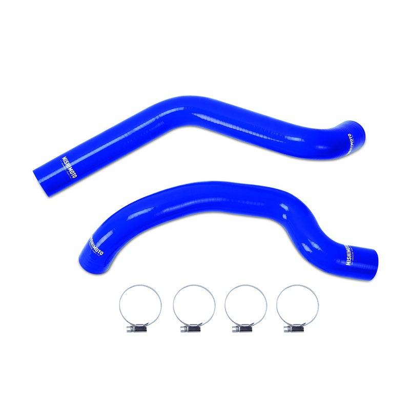 Mishimoto MMHOSEWR607BL Silicone Radiator Hose Kit Fits Jeep Wrangler 6Cyl 20072017 Blue - Image 2