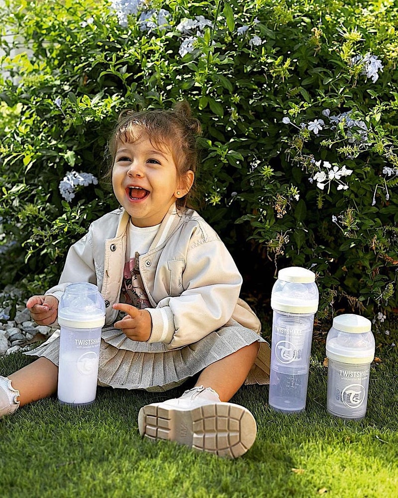 Twistshake Anti-Colic 260ml/8oz Pastel White - Image 3