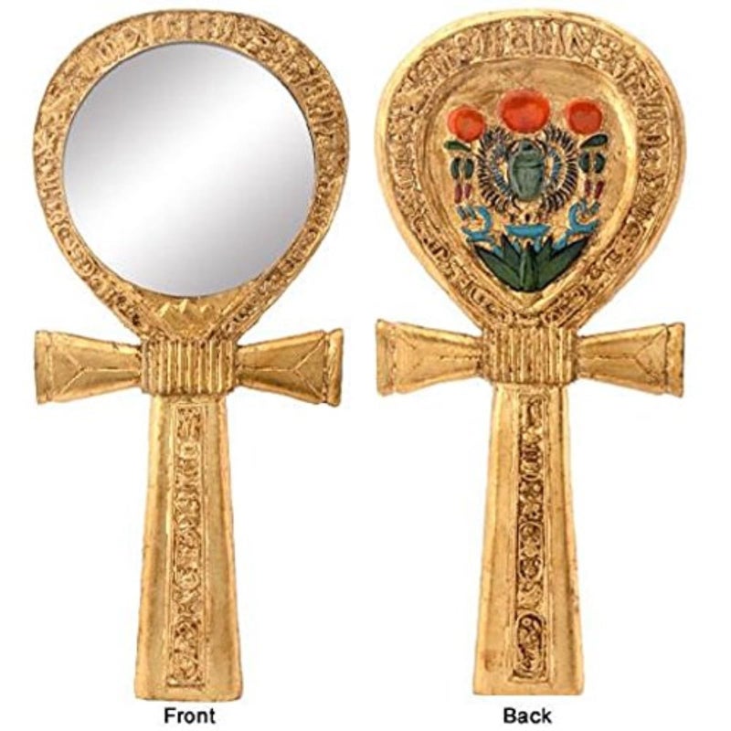 Ankh Egyptian Mirror Collectible Egypt God Religious Symbol Figure