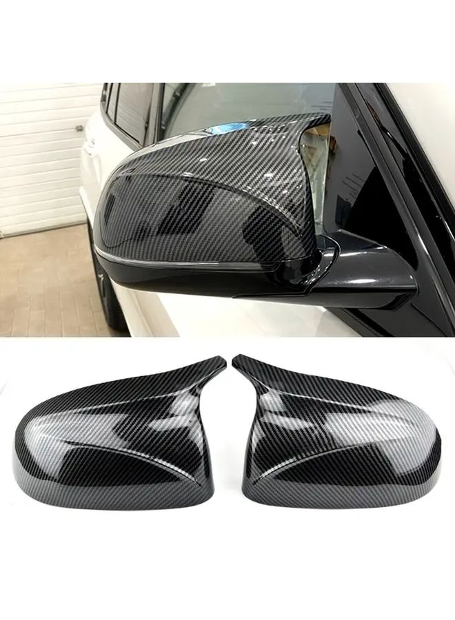 Carbon Pattern Side Mirror Covers for BMW X3 X4 X5 X6 X7 2018-2022 - Image 4