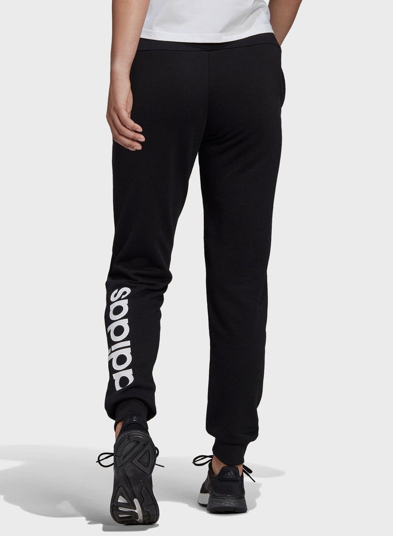 Adidas Linear Cuffed Sweatpants - Image 2