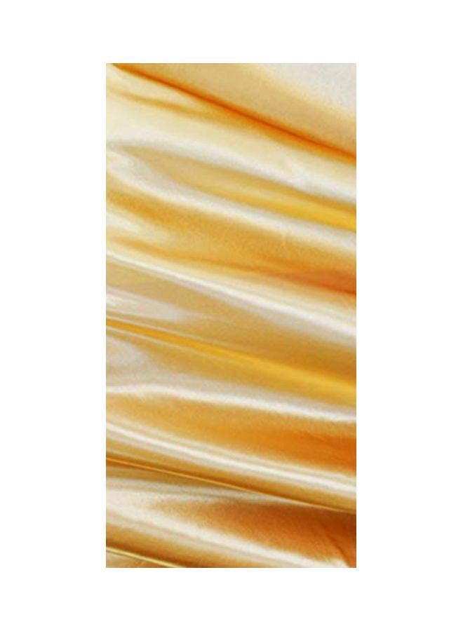 Tektrum 70 INCH Round Silky Satin Tablecloth - Premium Fabric (Gold) - Image 2