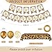 Sumind 15 Pcs Leopard Party Decorations Cheetah Happy Birthday Banner Gold Cheetah Print Balloons Leopard Print Tablecloth for Boy Girl Safari Theme Wild Animal Birthday Party Supplies Decorations - Image 4