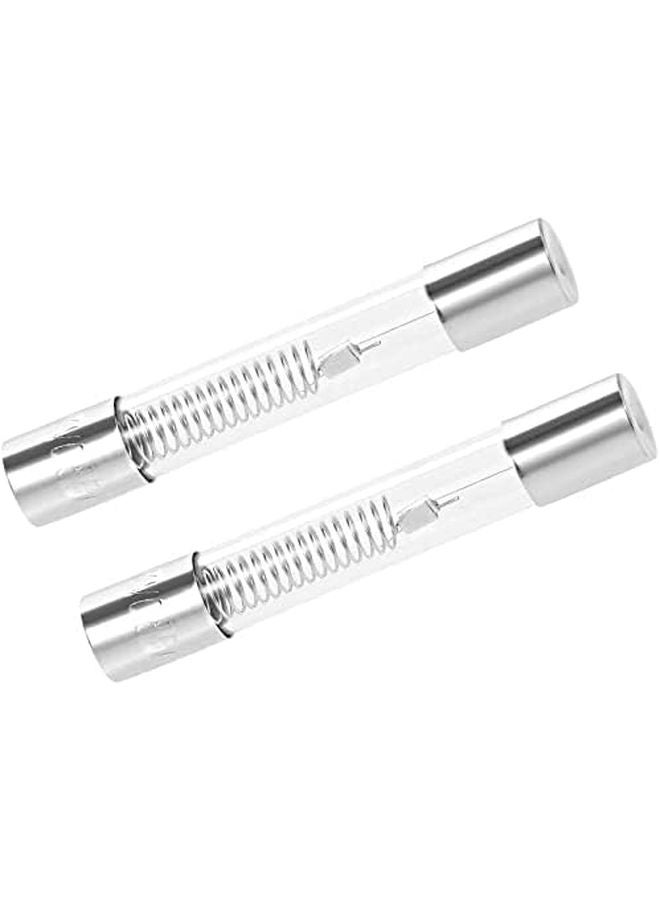 صمام فرن الميكروويف 0.85 أمبير 5000 فولت سريع الانصهار زجاج 6 مم × 40 مم 2 قطعة - Image 1