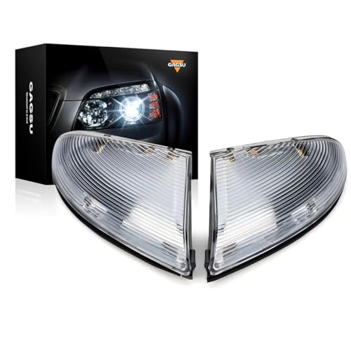 Gagsu Mirror Turn Signal Light Front Left Drive Side & Right Passenger Side Compatible with Dodge Ram 1500 2009-2018, Ram 2500 2010-2018, Mirror Turn Signal Light Lamp Housing 68064948AA 68064949AA - Image 1