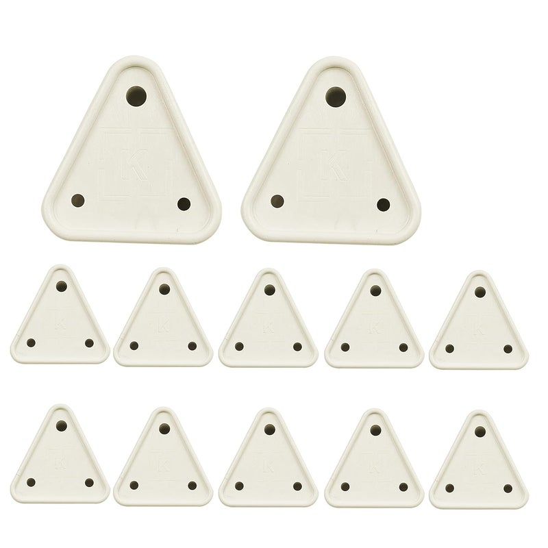KitschKitsch Baby Infant Child Proofing Safety Plug and Socket Cover Made in India 5A and 15A (White) (Pack of 12) - Image 1