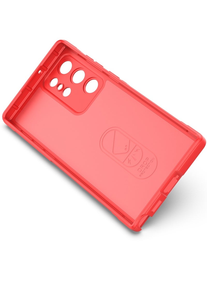 Generic - Magic Shield Tpu Silicone Shockproof Phone Case For Samsung Galaxy S23 Ultra Lavender - Image 1