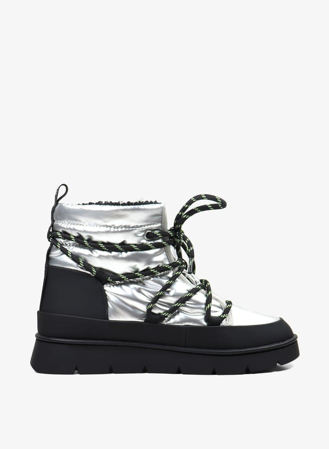 GAP Women's Panelled Lace-Up High Shaft Boots  - Image 1