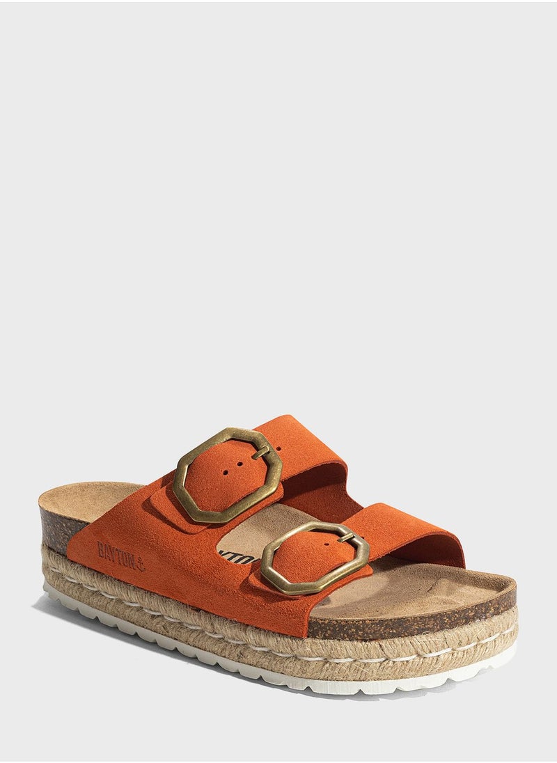 BAYTON Alcee Double Strap Platform Sandals  - Image 3