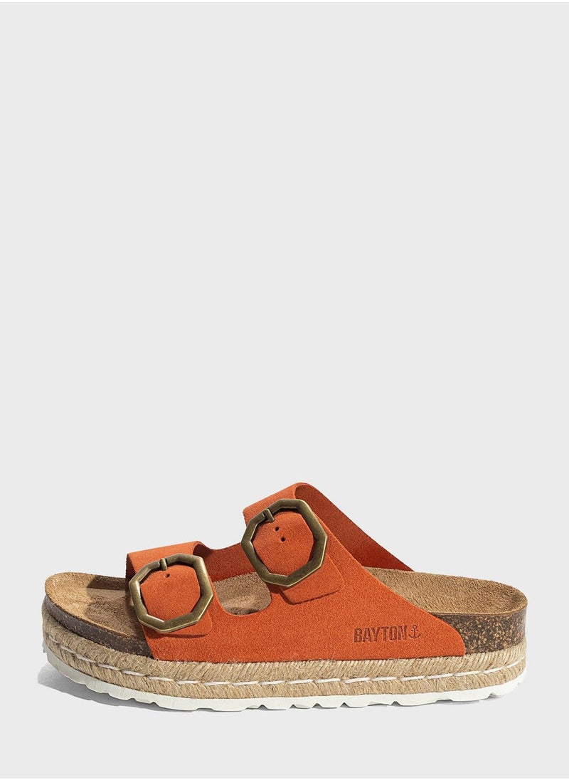 BAYTON Alcee Double Strap Platform Sandals  - Image 2