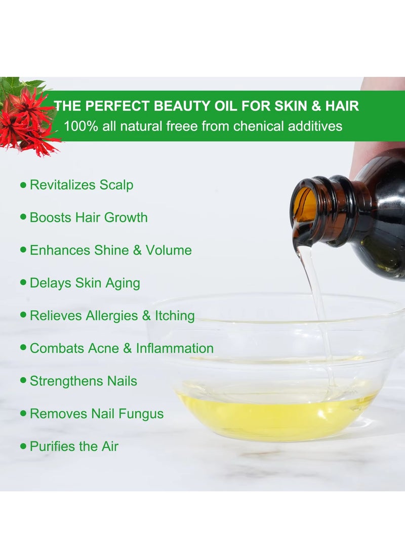 ALIVER - 60ml Monarda Oil for Hair Growth 100% Pure Natural Co2 Extraction Monarda Essential Oil for Hair & Skin Reduce Fine Lines & Wrinkles Promotes Hair Eyelash Eyebrow Growth & Antibacterial - Image 1