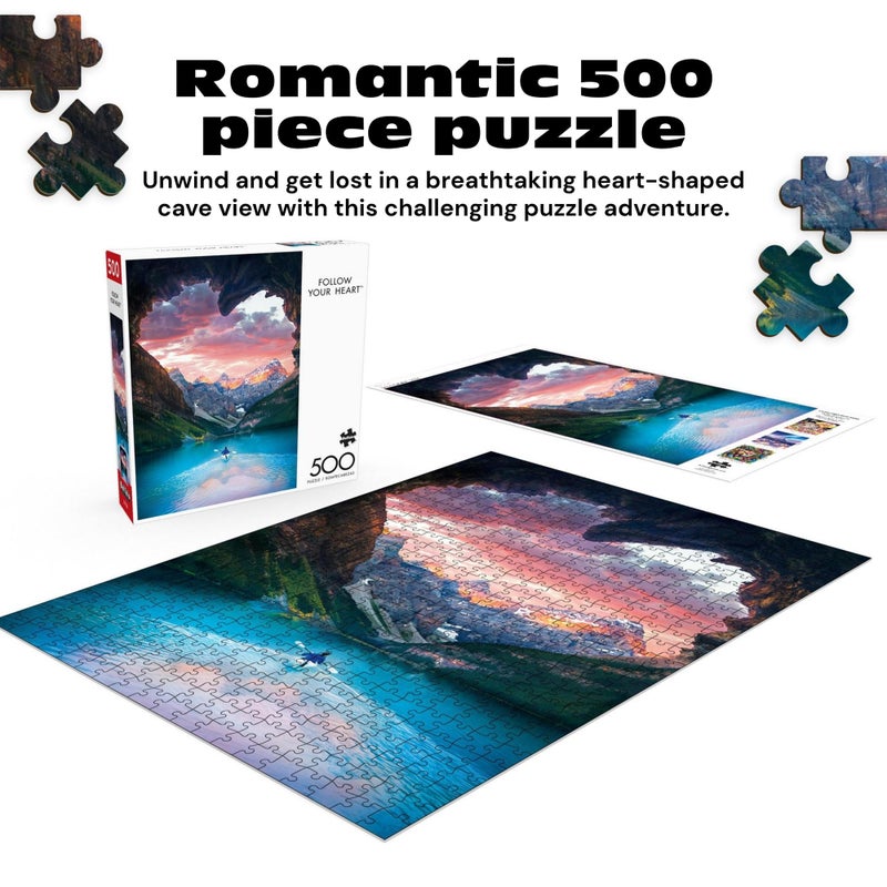 Buffalo Games - Dillion Saw -Follow Your Heart - 500 Piece Jigsaw Puzzle For Adults -Challenging Puzzle Perfect for Game Nights - Finished Size is 21.25 x 15.00 - Image 2