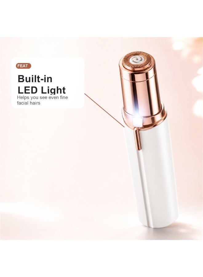 Rechargeable Facial Hair Remover for Women with LED Light, Portable Face Shaver for Upper Lip, Chin and Cheek - Image 5
