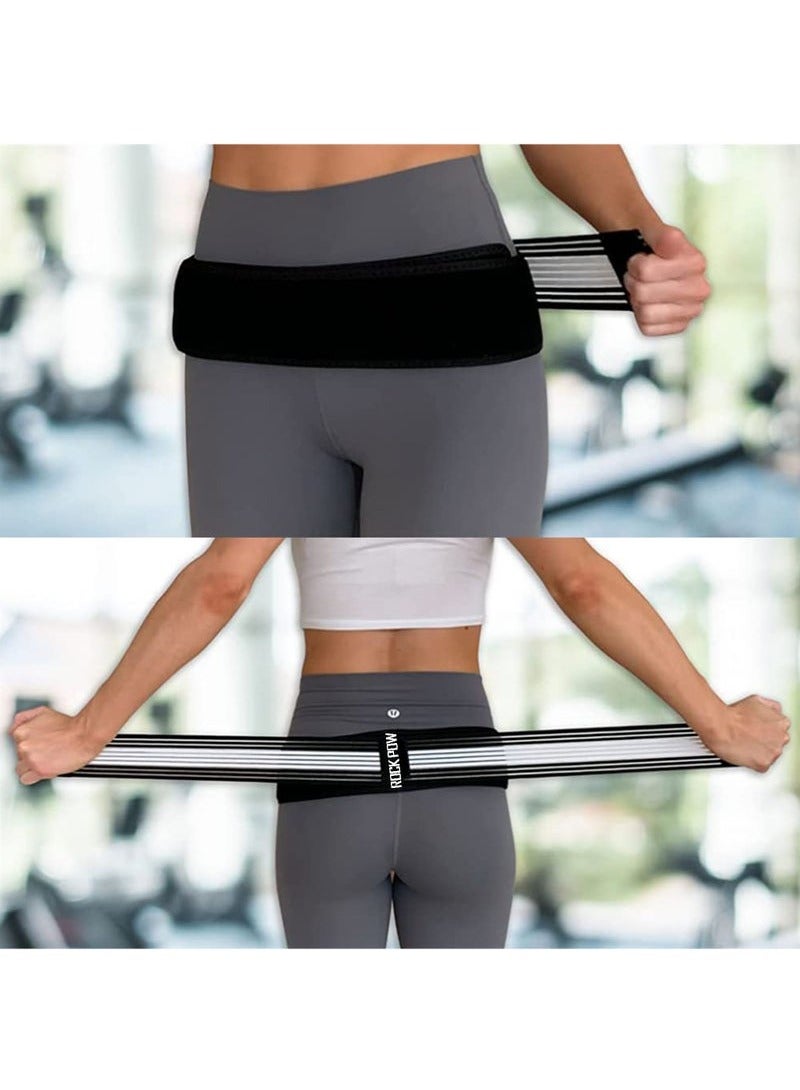 Bukela Sacroiliac SI Joint Hip Belt Lower Support Brace for Men and Women Hip Braces for Hip Pain Pelvic Support Belt Trochanter Belt Sciatica Pelvis Lumbar Pain Relief - Image 5