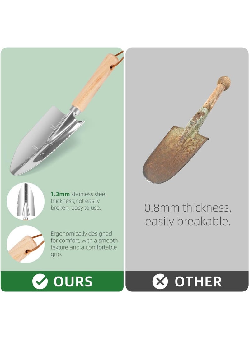 Bukela 9-Piece Premium Gardening Tool Set for Women - Heavy Duty Stainless Steel Rust-Proof Tools with Fashion Storage Tote | Perfect Gardening Gifts for Mom, Mother's Day, Birthday & Outdoor Pitchforks - Image 2