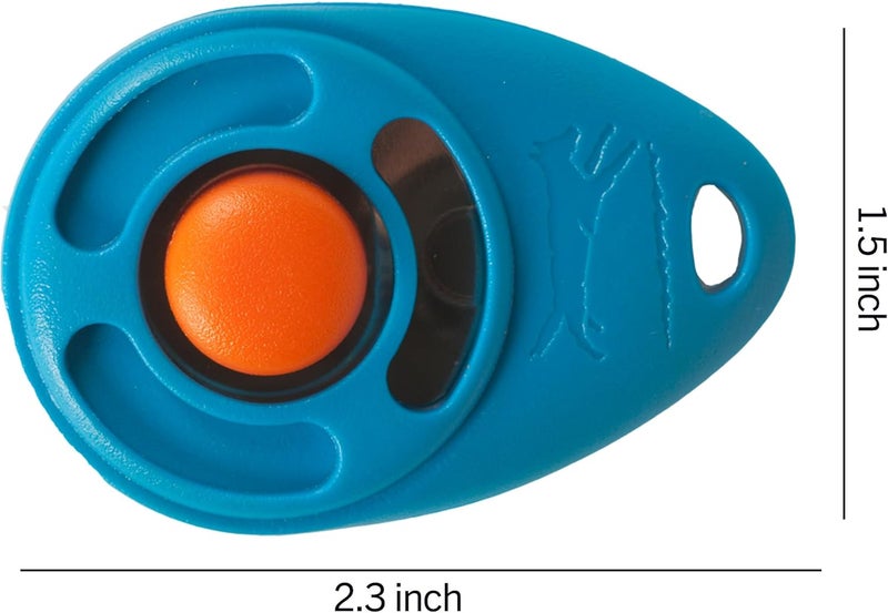 Starmark Pro-Training Clicker for Dogs - Blue, 1 Count - Image 4