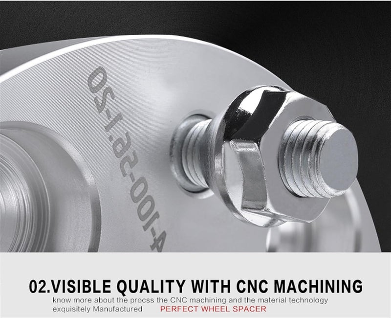 Vuzmode 7075 CNC Forged Aluminum Wheel Spacers - Image 3