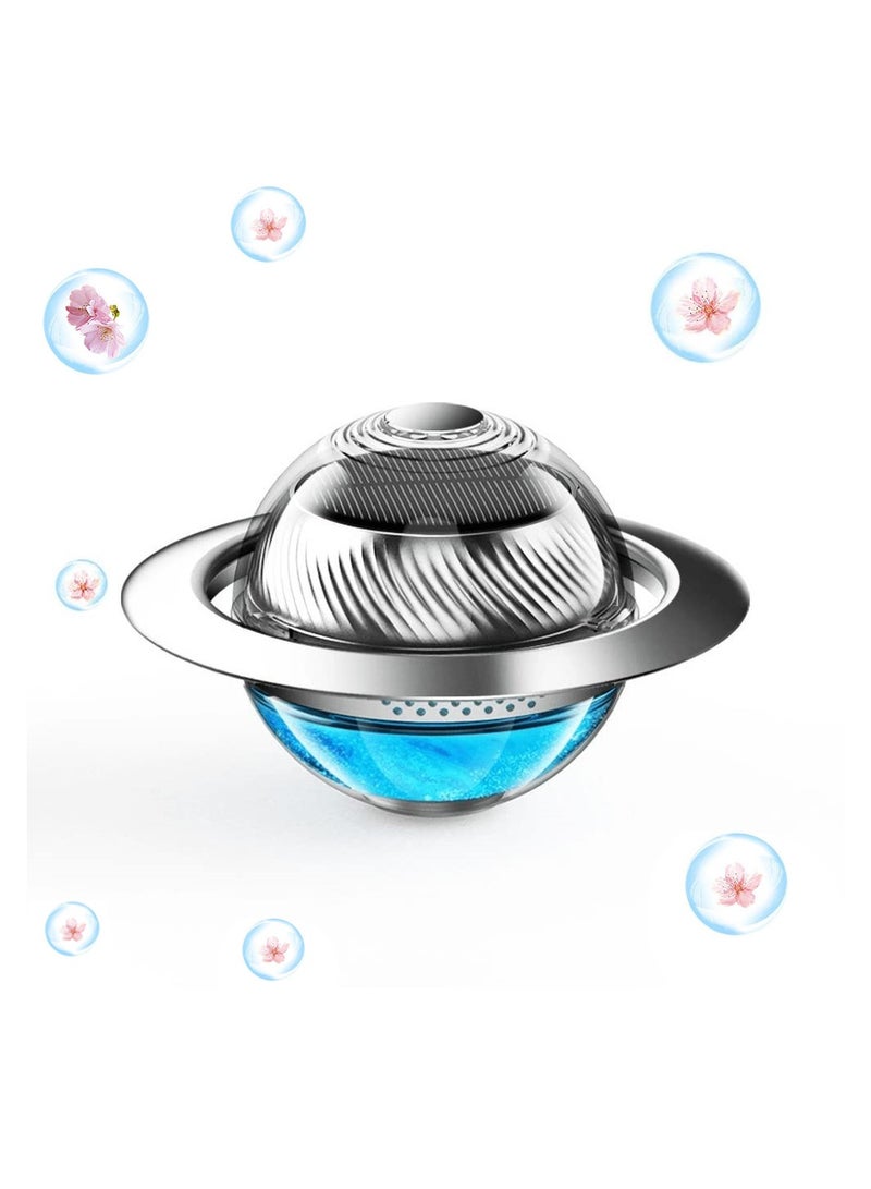 SYOSI Car Solar Air Freshener, Rotatable Air Purifier Aromatherapy, Solar Energy Rotating Car Perfume Planet Large Volume Long-Lasting Fragrance Aromatherapy for Car Diffuser Decoration Accessories - Image 1