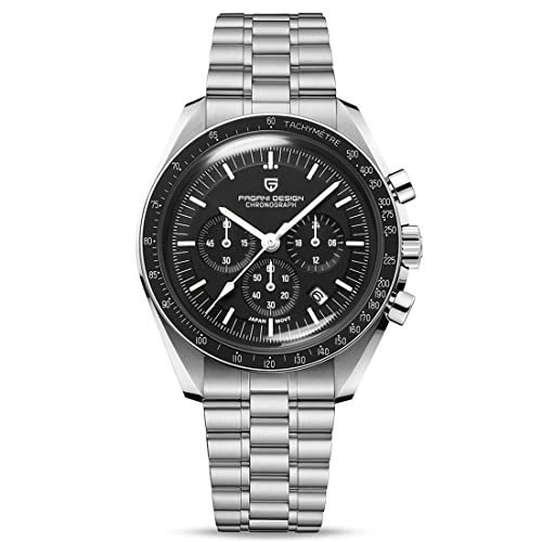 RollsTimi  Pagani Design 1701 V3 Men's Chronograph Quartz Dial 40mm VK63 Movement Stainless Steel Mirror Sapphire Watch 100 Meter Water Resistant Sport Watch - Image 1