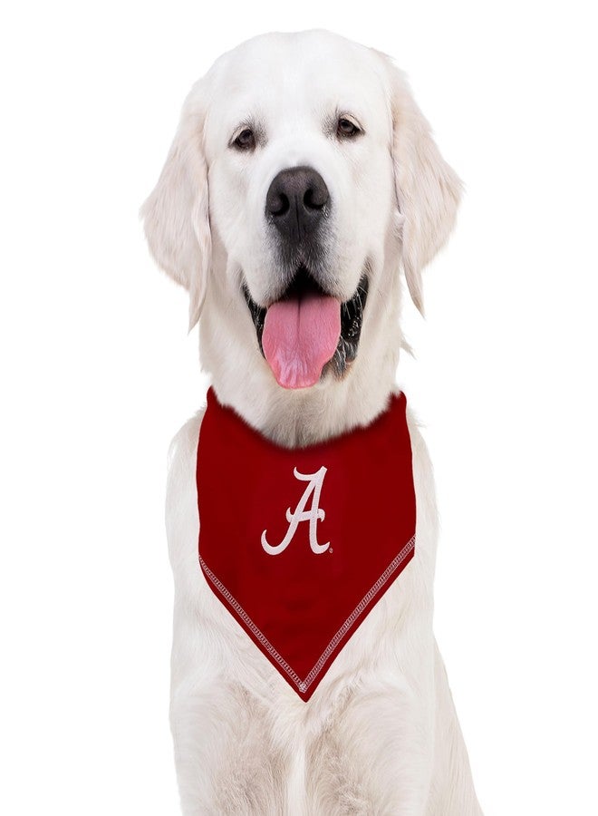 Pets First NCAA Alabama Crimson Tide Tie Bandana, Large/x-Large. Dog Bandana Scarf Bib for Pet Cat Dog. The Ultimate Game-Day, Party Bandana (AL-3550-L-XL) - Image 4