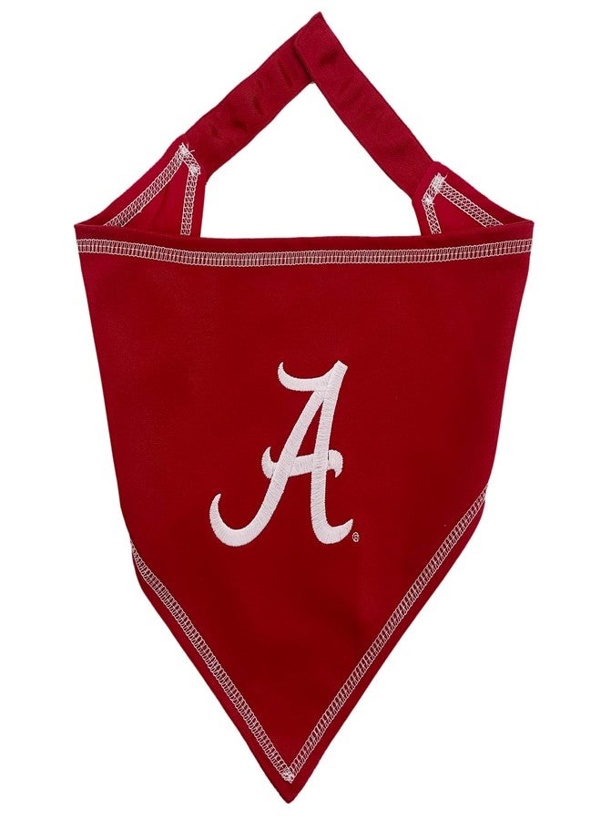 Pets First NCAA Alabama Crimson Tide Tie Bandana, Large/x-Large. Dog Bandana Scarf Bib for Pet Cat Dog. The Ultimate Game-Day, Party Bandana (AL-3550-L-XL) - Image 1