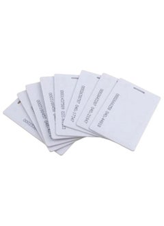 SOLDOUT 10 PCS RFID 1.8mm TK4100 125khz Access Control UID Card Key Fob Token Ring Proximity Chip Not Rewriteable ID Card with Unique Serial Number (Pack of 10)  - Image 1