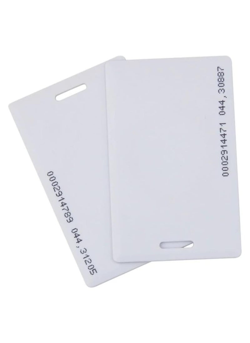 SOLDOUT - 10 PCS RFID 1.8mm TK4100 125khz Access Control UID Card Key Fob Token Ring Proximity Chip Not Rewriteable ID Card with Unique Serial Number (Pack of 10) - Image 1
