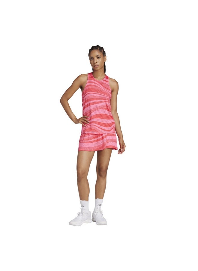 Adidas adidas CLUB GRAPH TANK Pink Tennis TANK for Women - 2XS  - Image 5