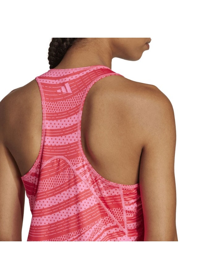 Adidas adidas CLUB GRAPH TANK Pink Tennis TANK for Women - 2XS  - Image 2